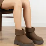 Casual Boots with Fold-Down Collar B-59
