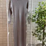 Rib Dress (Gray)