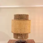 Rattan Boho Table Lamp 031