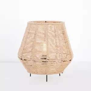 Burlap Table Lamp A30
