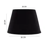 lamp shade black LS07 20/30