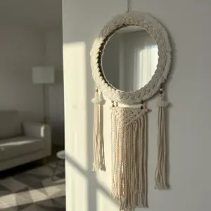 Solara Macramé Mirror