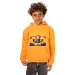 Orange Hoodie with "Superman" Print ✌🧡👦