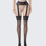 Lace Perfumed See-Through Garter Stockings