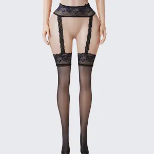 Lace Perfumed See-Through Garter Stockings