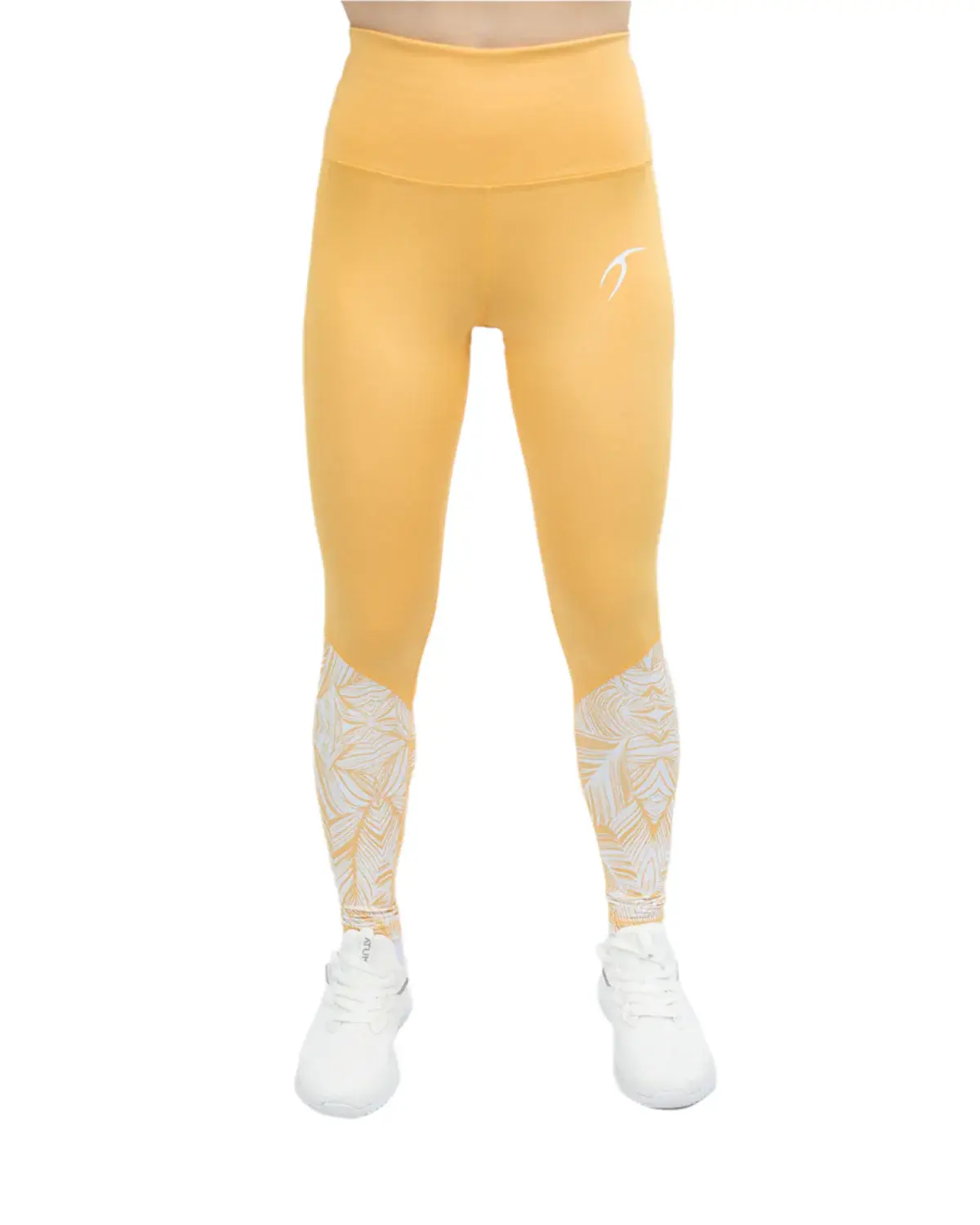 Flowery Gold Leggings