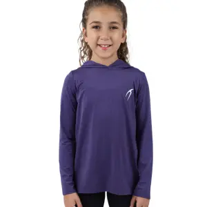 Vivid Long-Sleeve Purple Hoodie