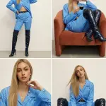 DENIM BLUE POLO RALPH OUTWEAR SET