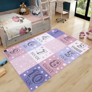 Number of Stars Kids Digital Carpet