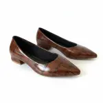 Classic Croco Low Heel Pump BN-49