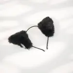 The Midnight Kitten Set: Cat Ear Headband, Bat Mask & Lace choker