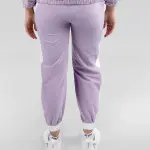 Printed Girl's Lavender Pants