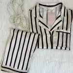 Vintage Stripe Turkish Pure Silk PJ