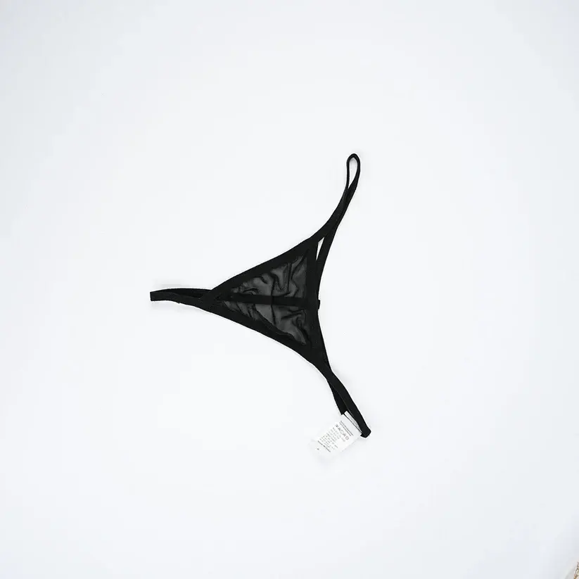 Black Lace Floral Print Negligees