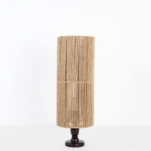 Burlap Table Lamp A88