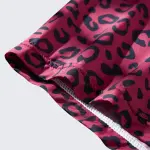 Men's Leopard Print Boxer Briefs Low Rise Mulberry Silk Crotch Pack of 4