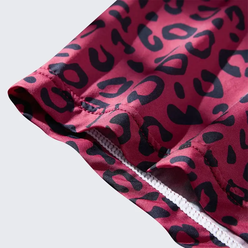 Men's Leopard Print Boxer Briefs Low Rise Mulberry Silk Crotch Pack of 4