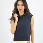 Women's Hoodie Navy Top
