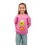 Pink Sweatshirt with “Stay Cool” Print 😎💗