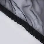 Plus Size Backless Sheer Lace Sexy Bra Panty Set