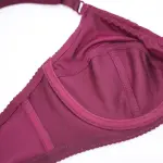 Plus Size Seamless Smooth Breathable Comfort Bra Panty Set