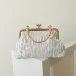 White Cordelia Clutch