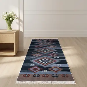 Vintage digital corridor carpet