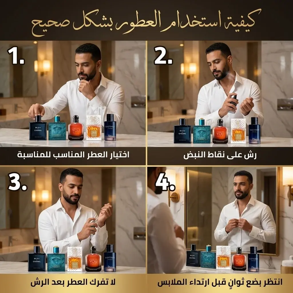 باقة العطور الرجالية - 5 عطور في بوكس واحد
