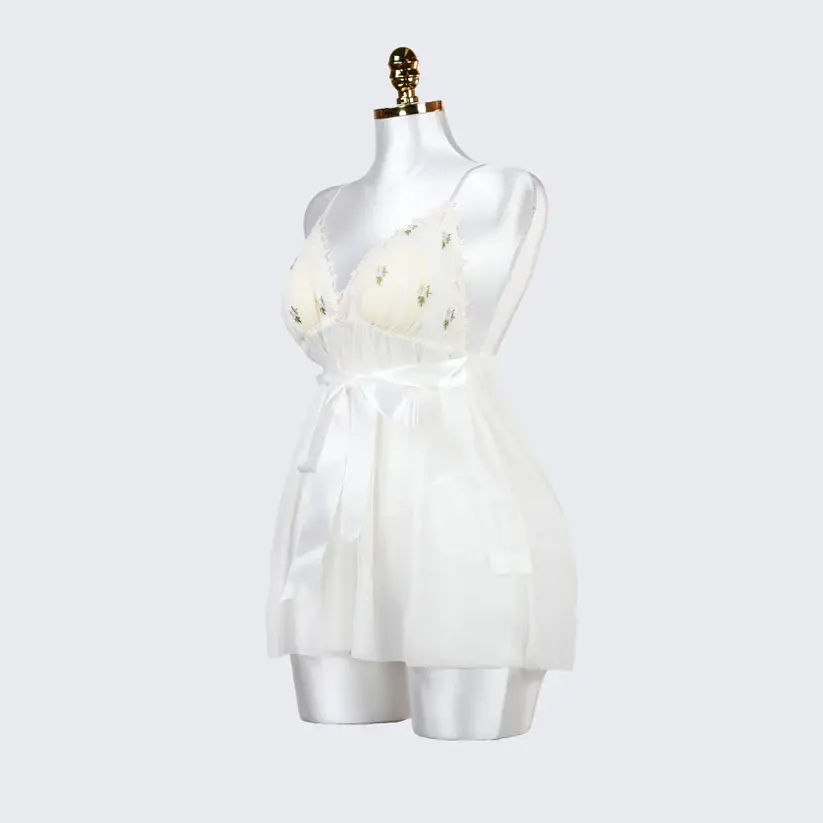 White Lace Summer Serenity Suspender Dress