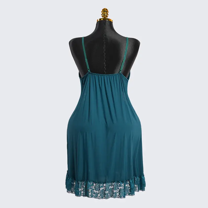 Lace V Neck Nightwear Spaghetti Strap Babydoll