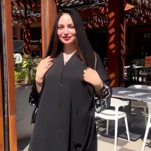 Nodrva Abaya – With a Touch of White Blossom 🤍🌸