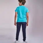 Boy's Sportive Navy Sweatpants