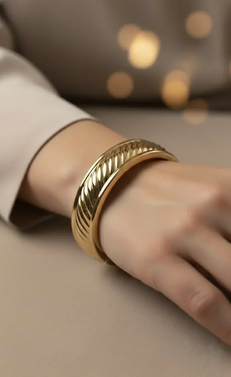 Classic Twisted Bangle Bracelet BR-111
