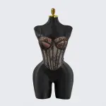 Python Floral Pattern Sculpting Corset