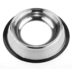 Large stainless steel bowl