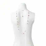 Fashion Tassel Sequins Bridal Halter Back Necklace Metal Body Chain