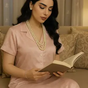 Rose Meadow Pure Silk Nightshirt