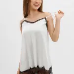 Silk satin dress with robe