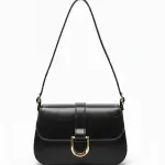 Classic Shoulder Bag with Gold Clasp BA-56