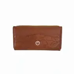 Flora Embossed Leather Wallet–WAL-5