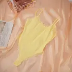 Generous Simple Style Lace Bodysuit