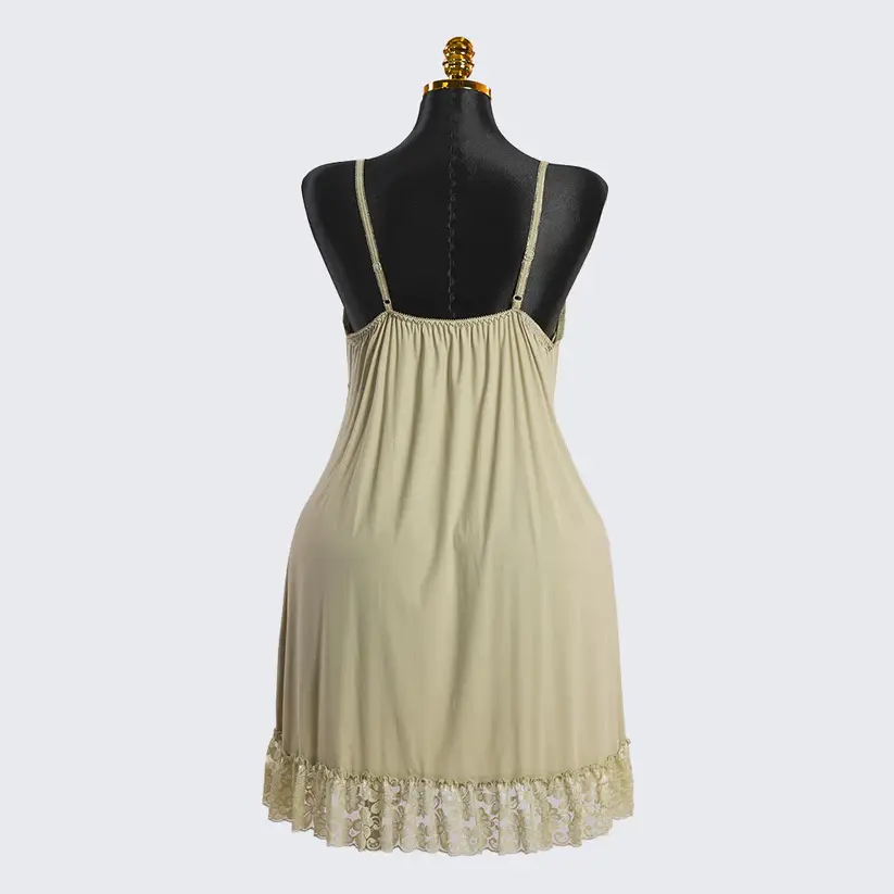 Lace V Neck Nightwear Spaghetti Strap Babydoll