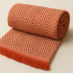 Zigzag Pattern Throw