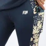 Printed Panel Navy Leggings