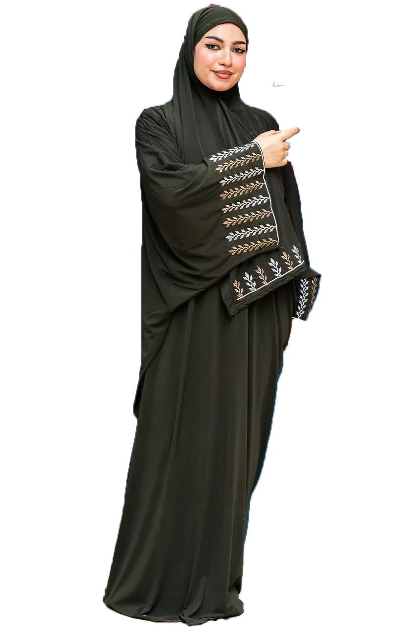 إسدال تطريز اكمام
