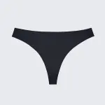 Seamless Ice Silk Low Rise Cotton Crotch Thong Panty