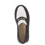 Monochrome loafers black/white