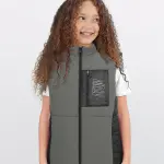 Kids Gray Puffer Vest