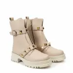 HALF BOOT MID HEELS B-44