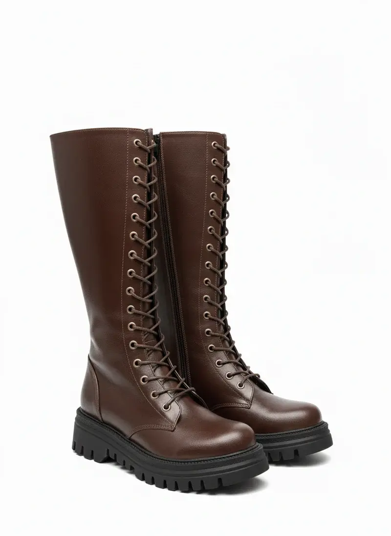 Tall boot with a bold and modern look B-65